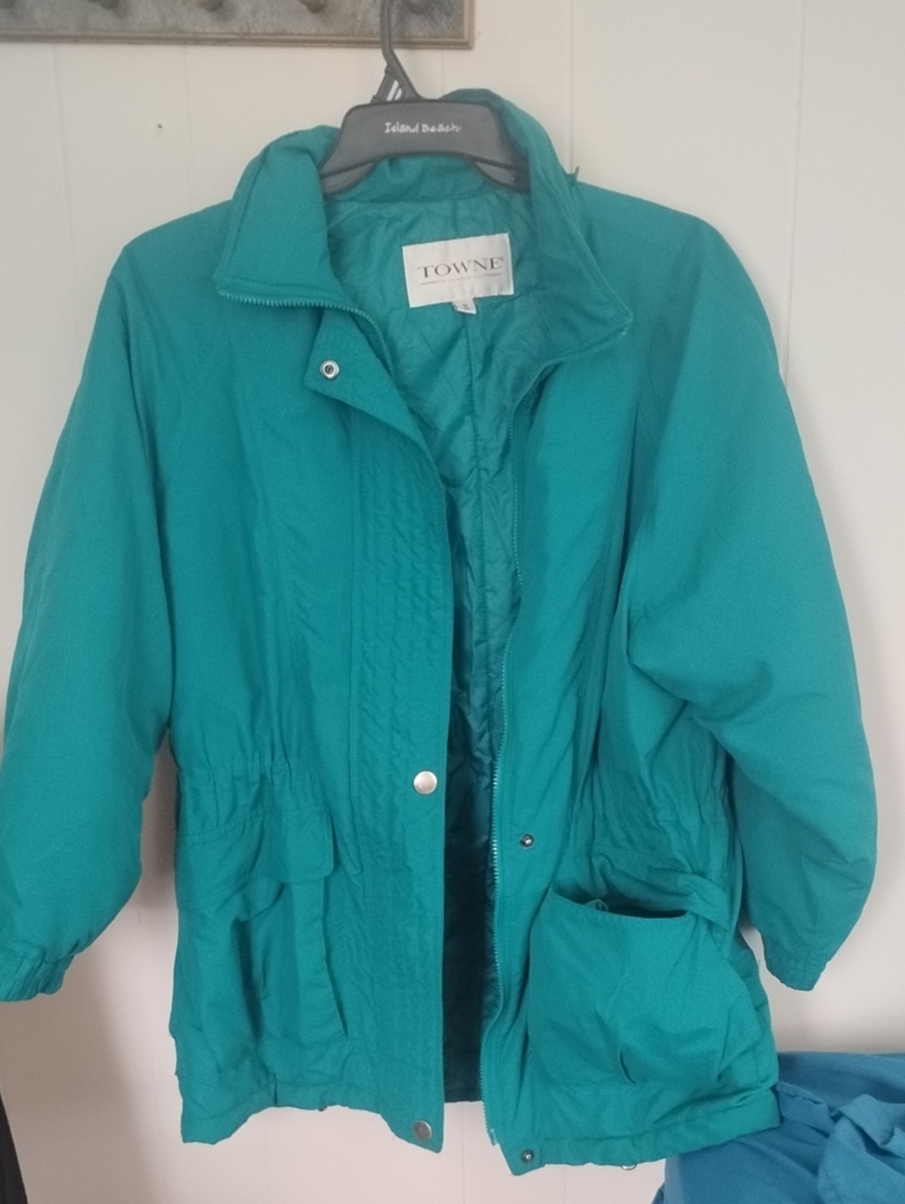 Towne Teal Women's Lightweight Puffer Jacket